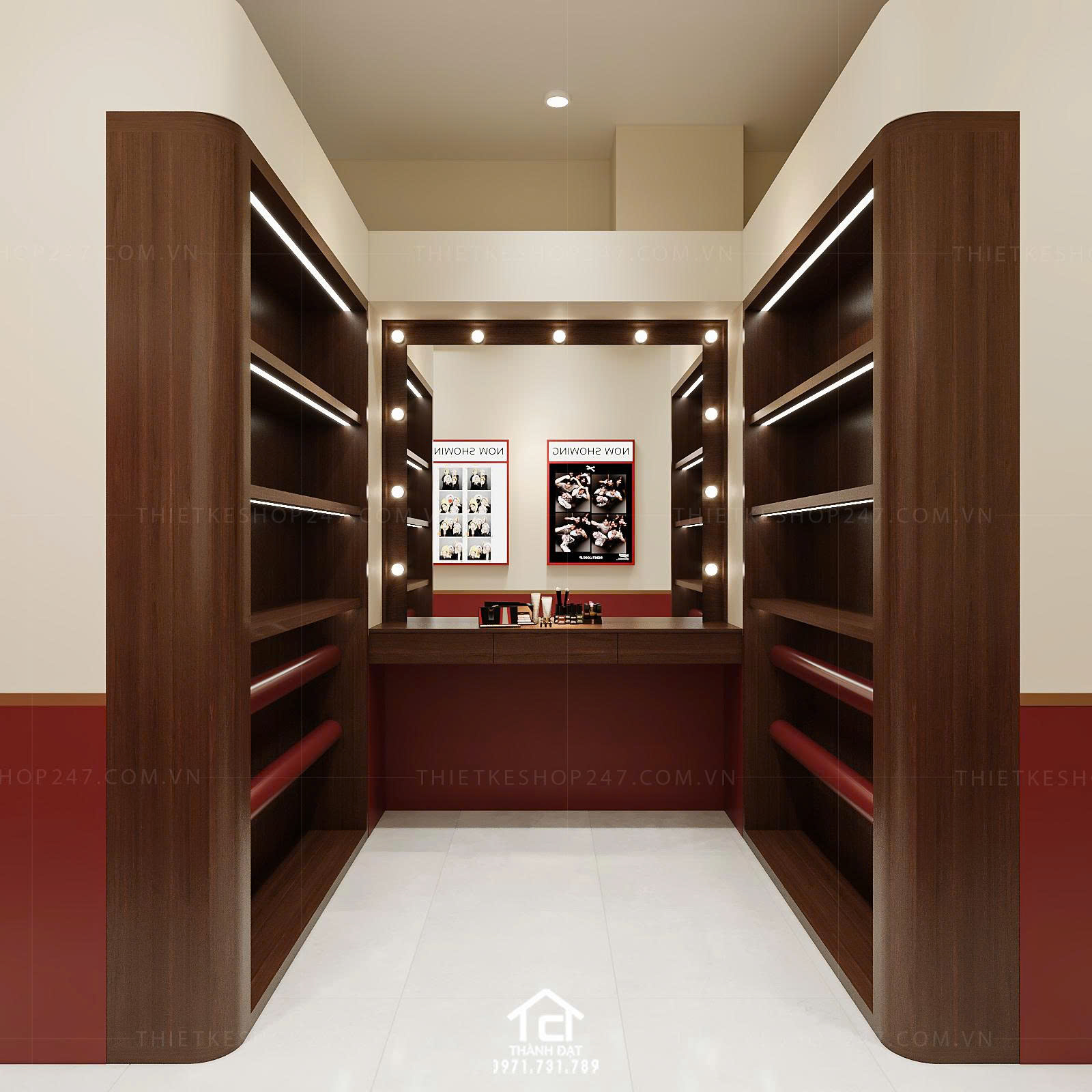 thiết kế tiệm photo booth đẹp ấn tượng