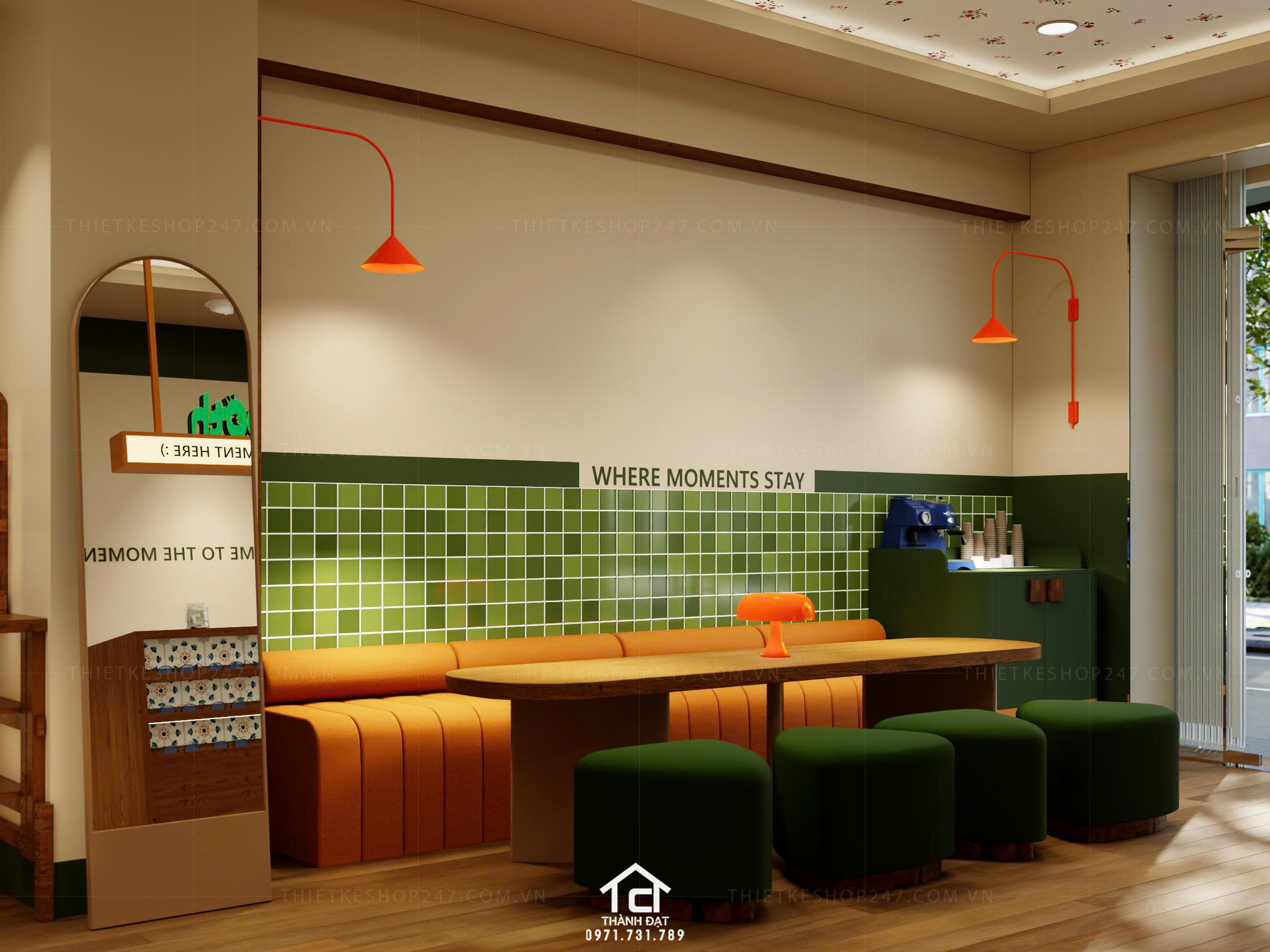 Thiết kế tiệm photo booth đẹp lung linh