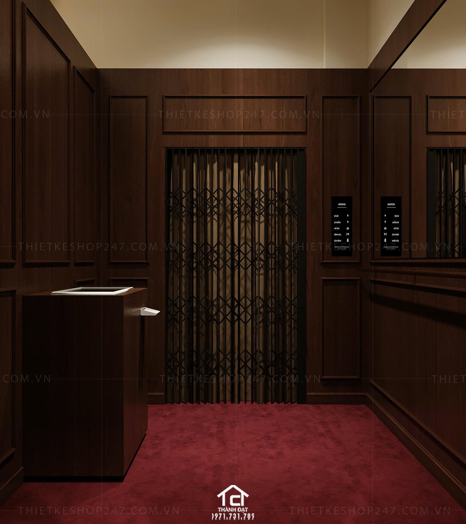 thiết kế tiệm photo booth đẹp màu sắc