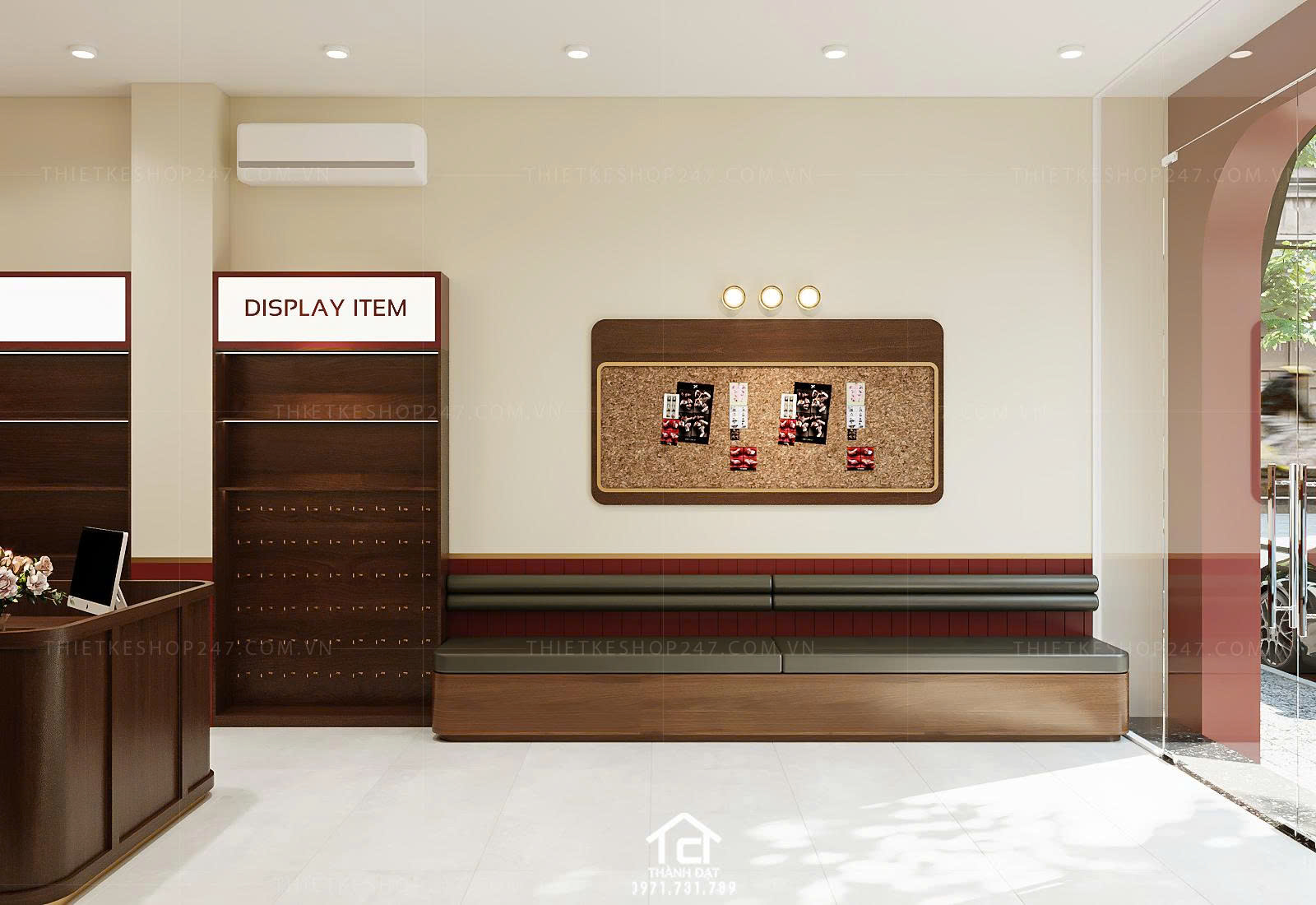 thiết kế tiệm photo booth đẹp nổi bật