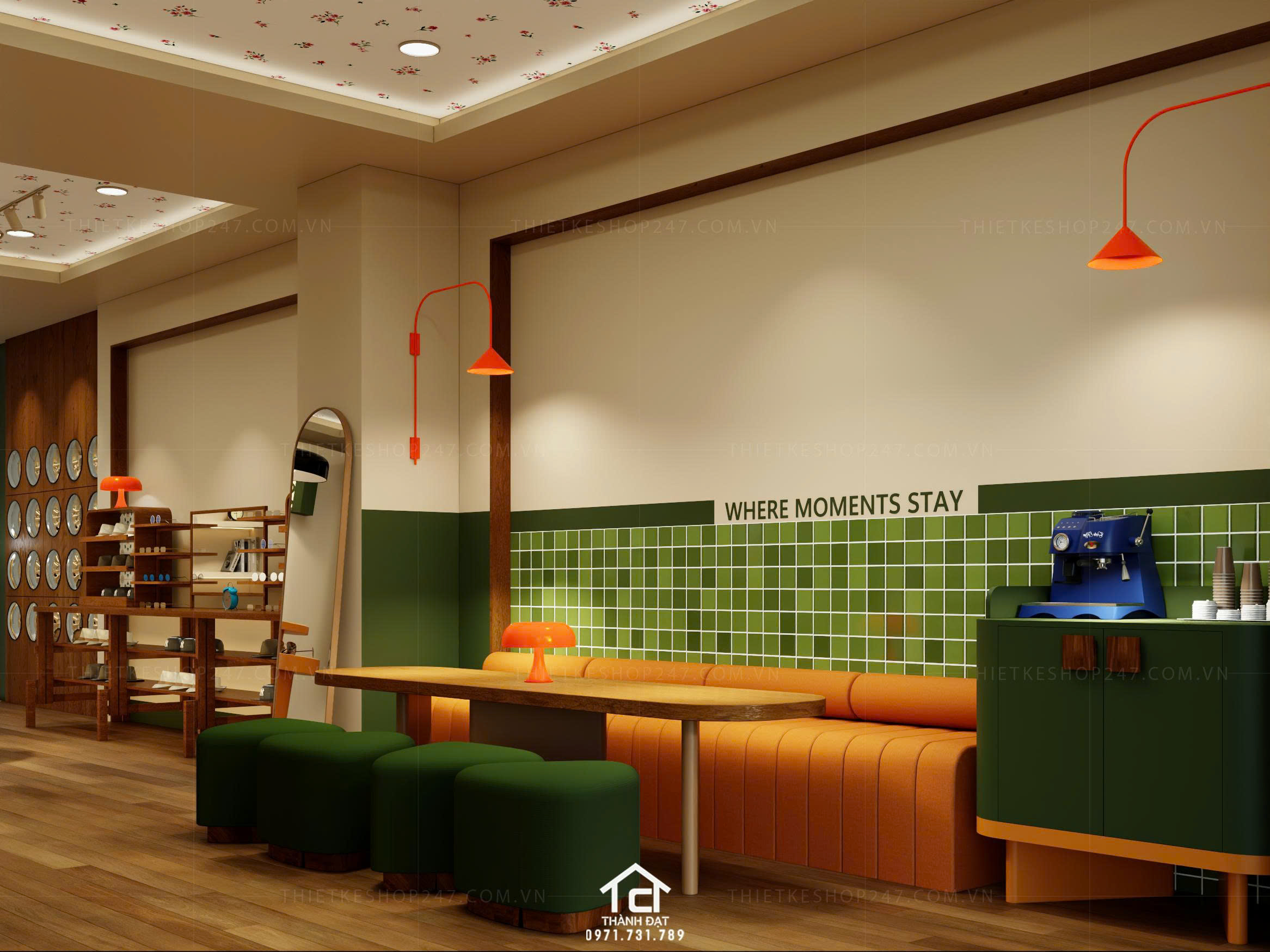 Thiết kế tiệm photo booth đẹp trẻ trung