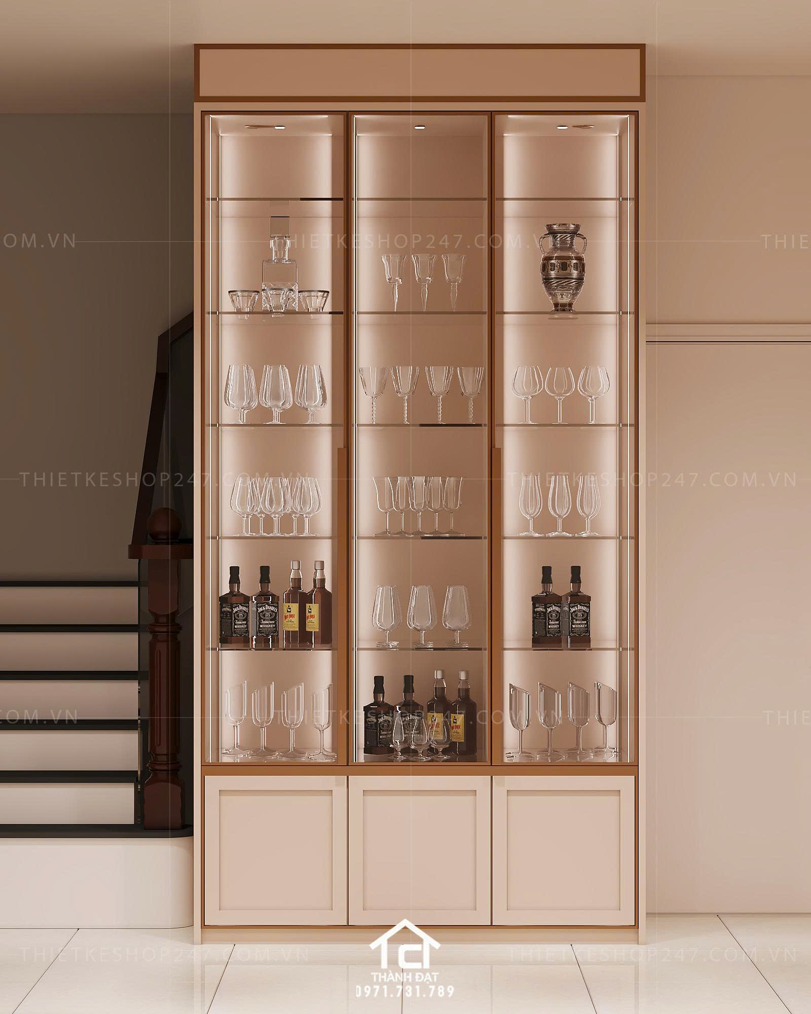 thiết kế tiệm vàng đẹp ấn tượng