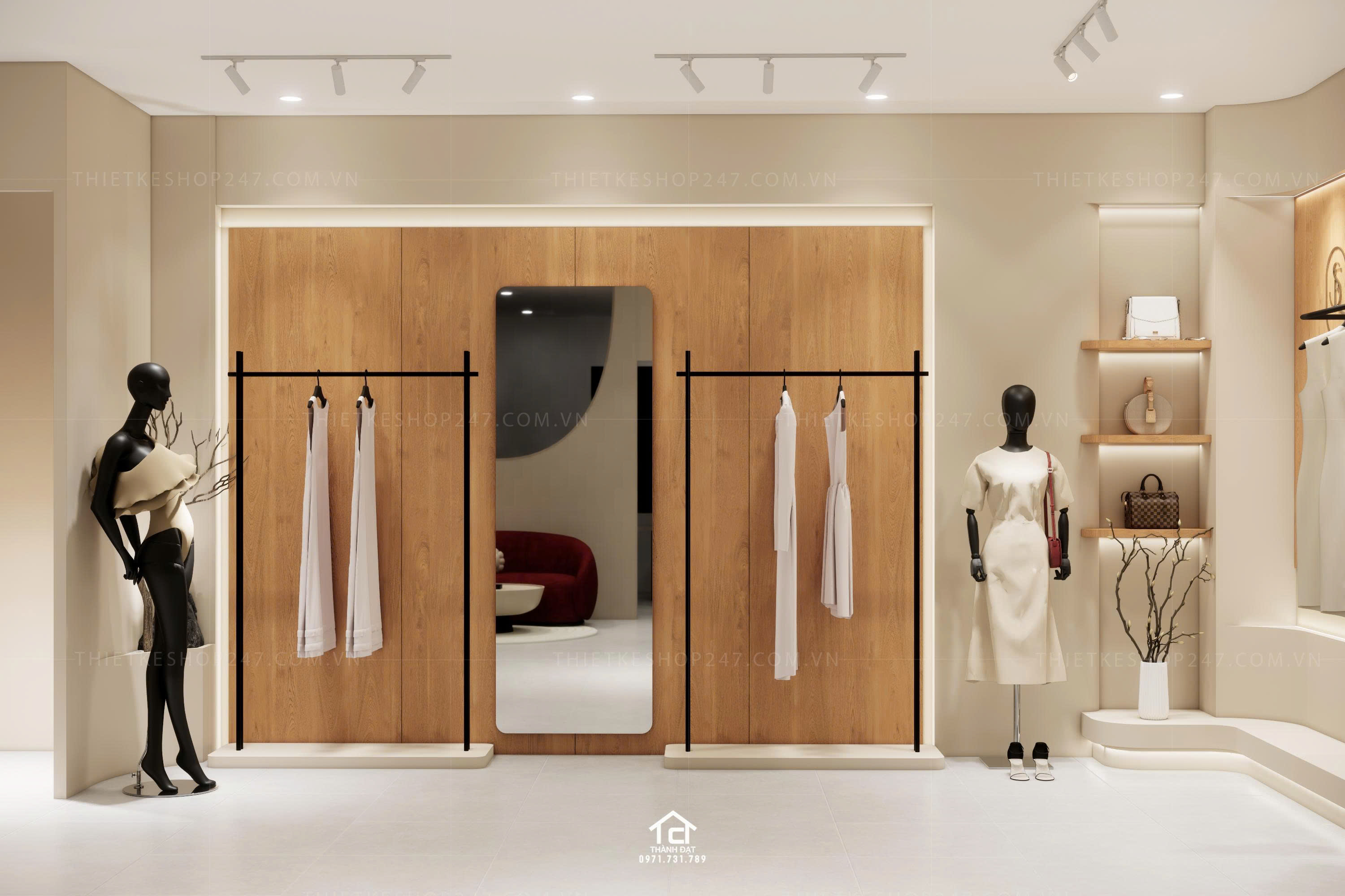 thiết kế vách live stream đẹp sinh động