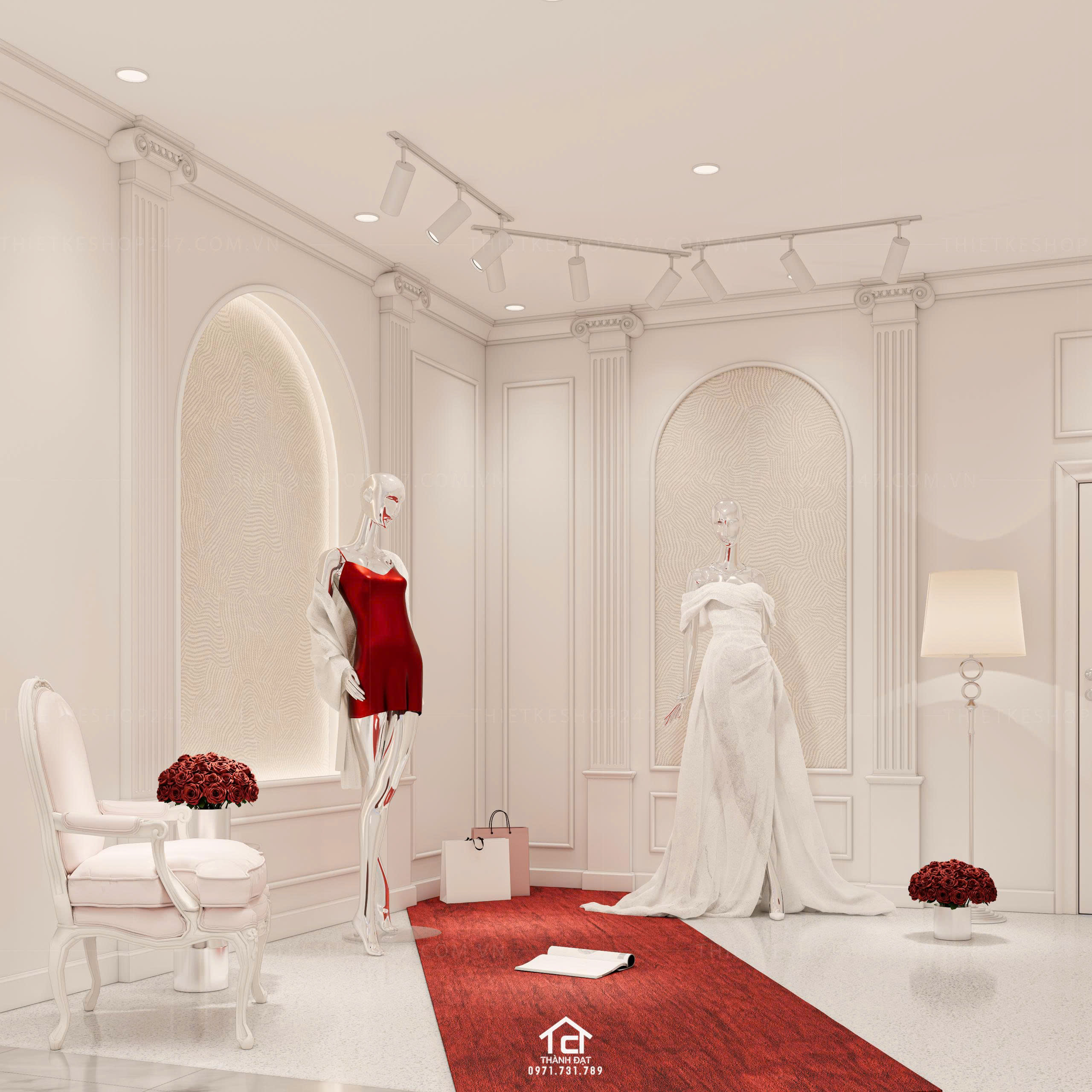 thiết kế vách live stream đẹp nổi bật