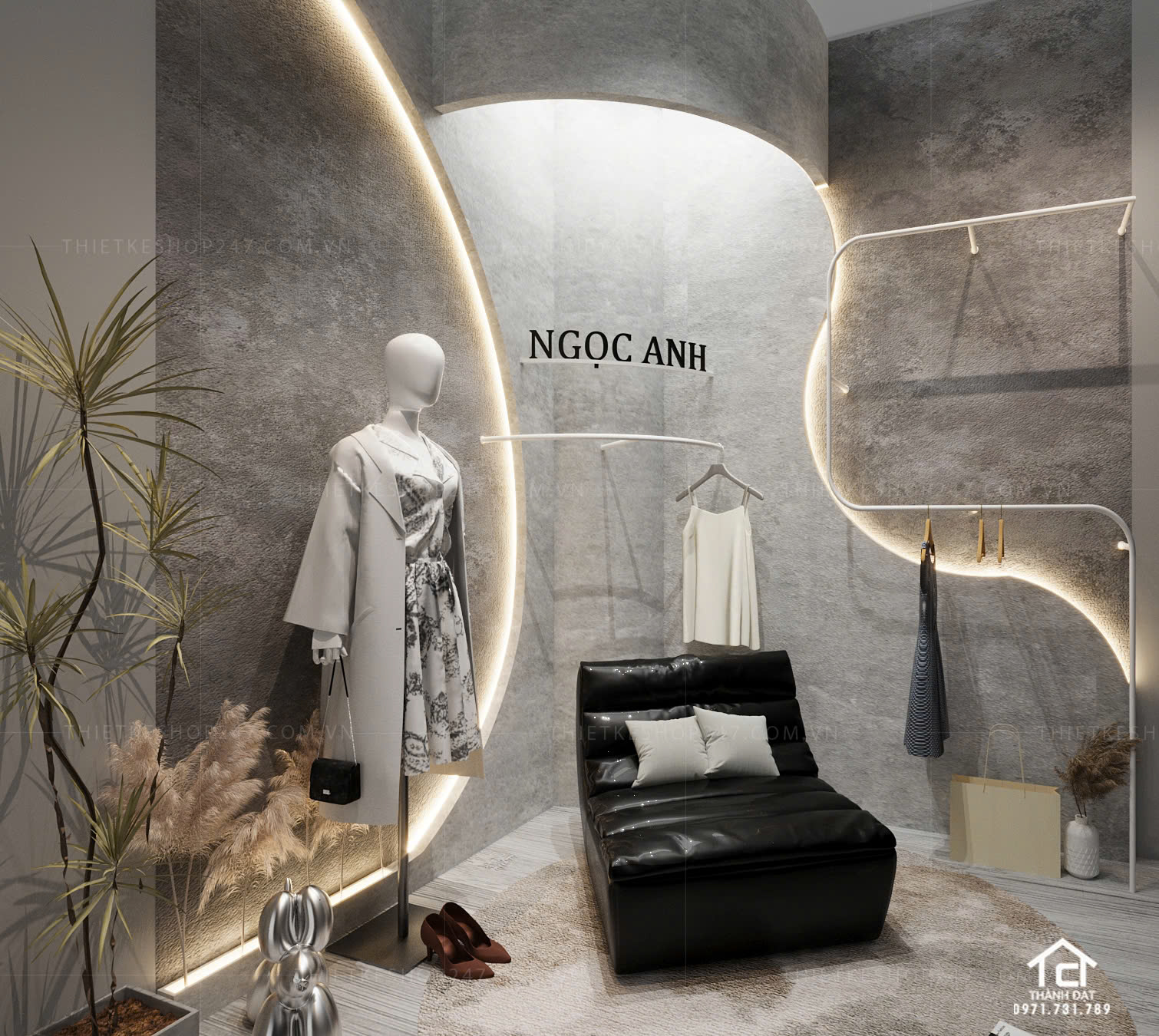 thiết kế vách live stream đẹp nổi bật