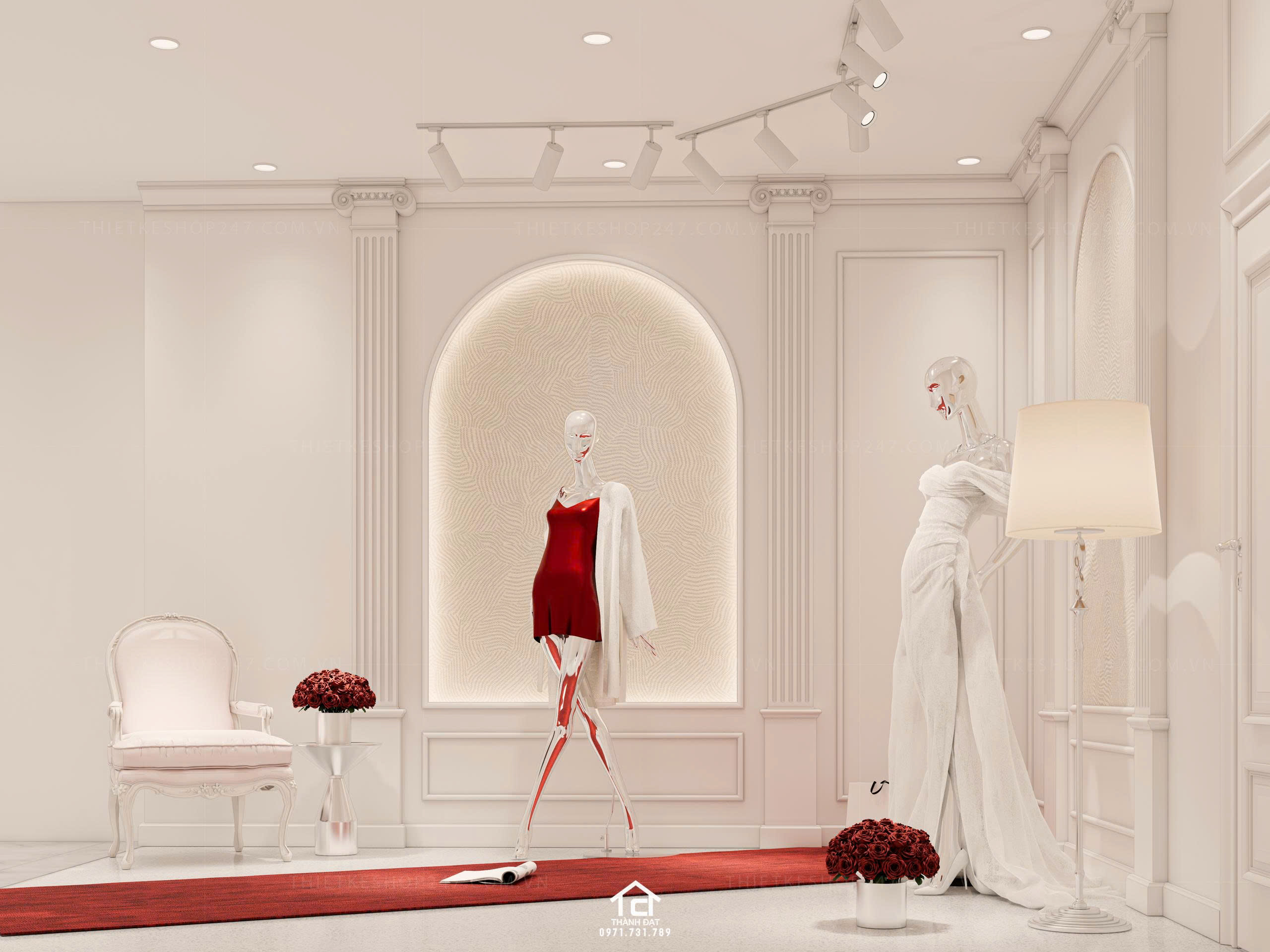 thiết kế vách live stream đẹp tinh tế