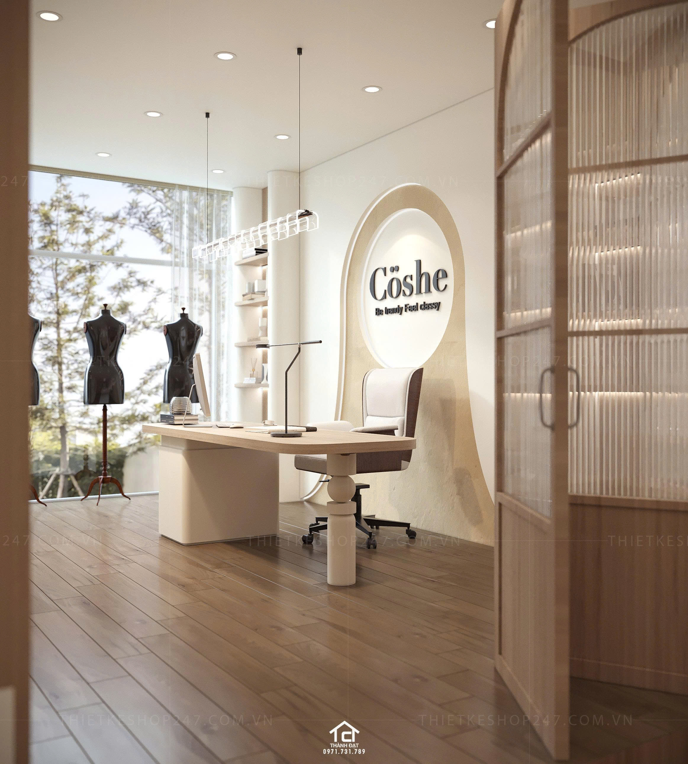 thiết kế văn phòng công ty đẹp nổi bật