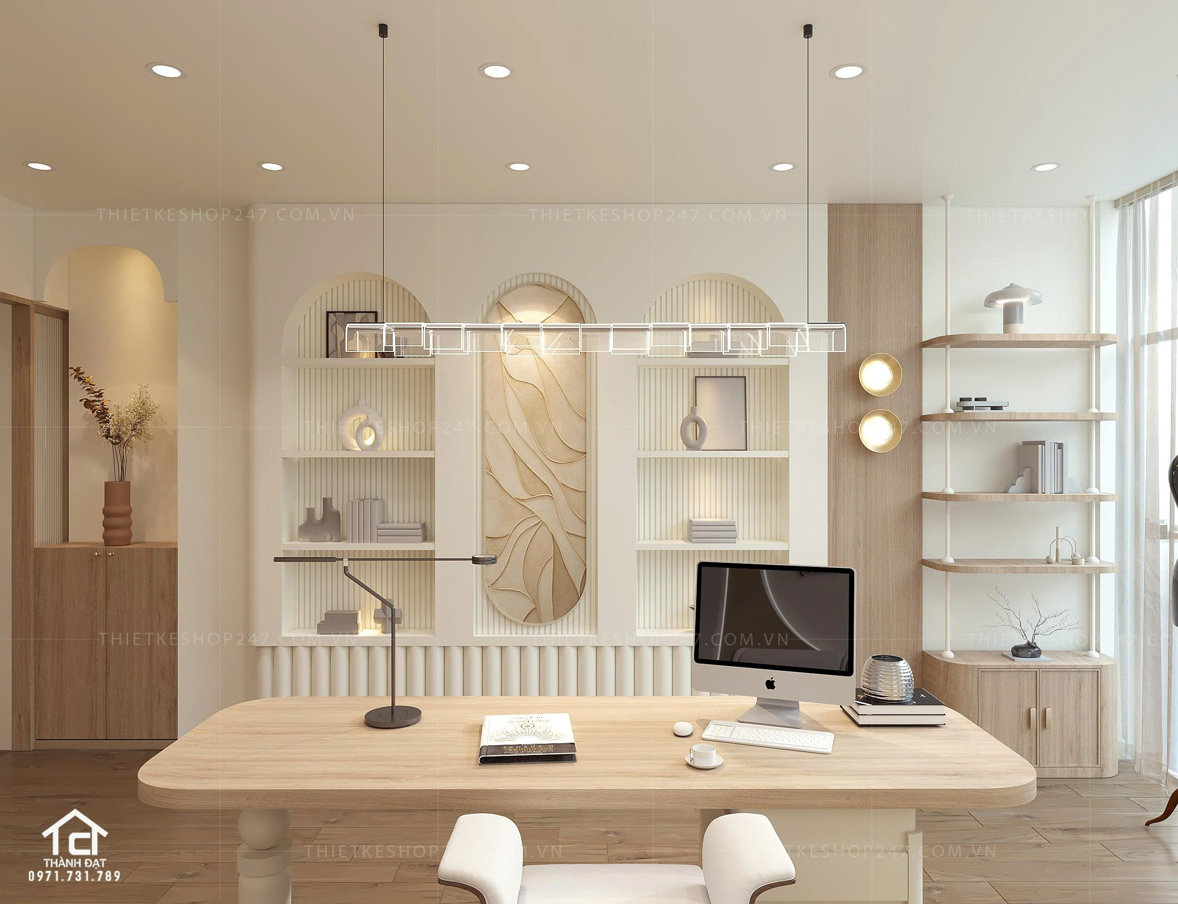 thiết kế văn phòng công ty đẹp sang trọng