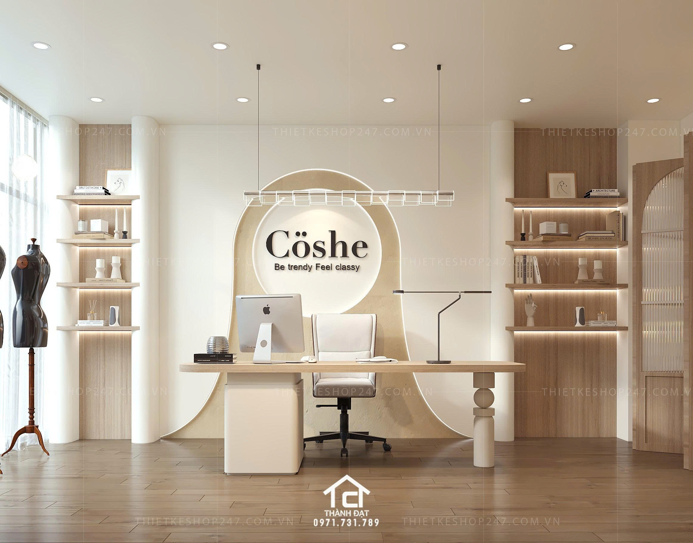 thiết kế văn phòng công ty đẹp thu hút